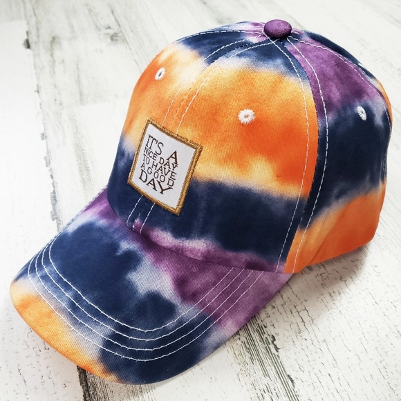 Trendy Tie Dye Baseball Cap Hat 🎈FREE SHIPPING🎈 - Picture 2 of 8